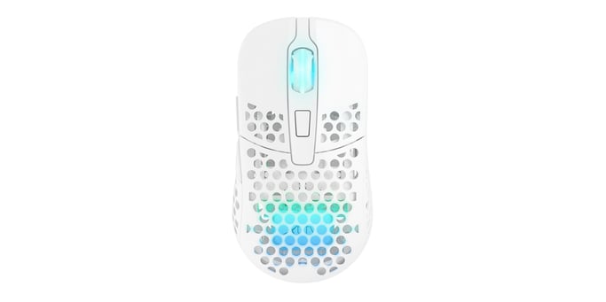 CHERRY XTRFY M42 RGB ratón Juego Ambidextro RF Wireless + USB Type-C Óptico 19000 DPI