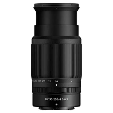 NIKON - Objetivo NIKKOR Z DX 50-250mm f/4.5-6.3 VR - Teleobjetivo zoom compacto - Retráctil - Reducción de la vibración