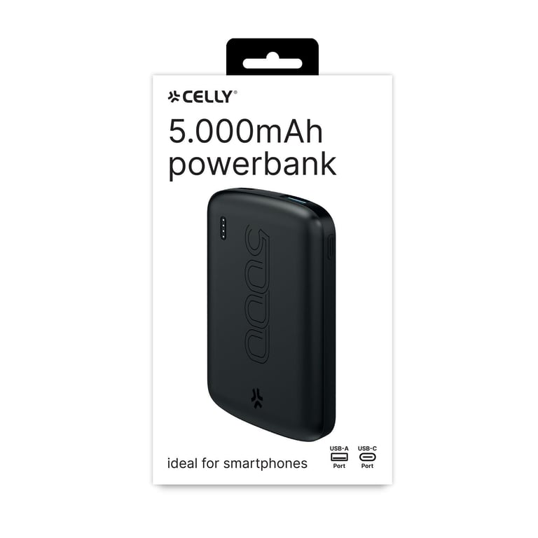 Celly PBE5000EVOBK banque d'alimentation électrique Lithium 5000 mAh Neuf - vue 2