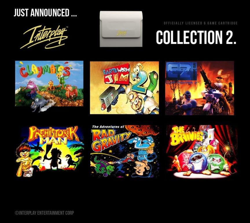 Blaze Evercade InterPlay Volume 2 Cartouche Evercade N°07 - vue 4