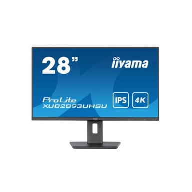 ProLite XUB2893UHSU-B5 - Écran PC Iiyama 4K 28'' IPS LED avec HDMI et DisplayPort, Noir