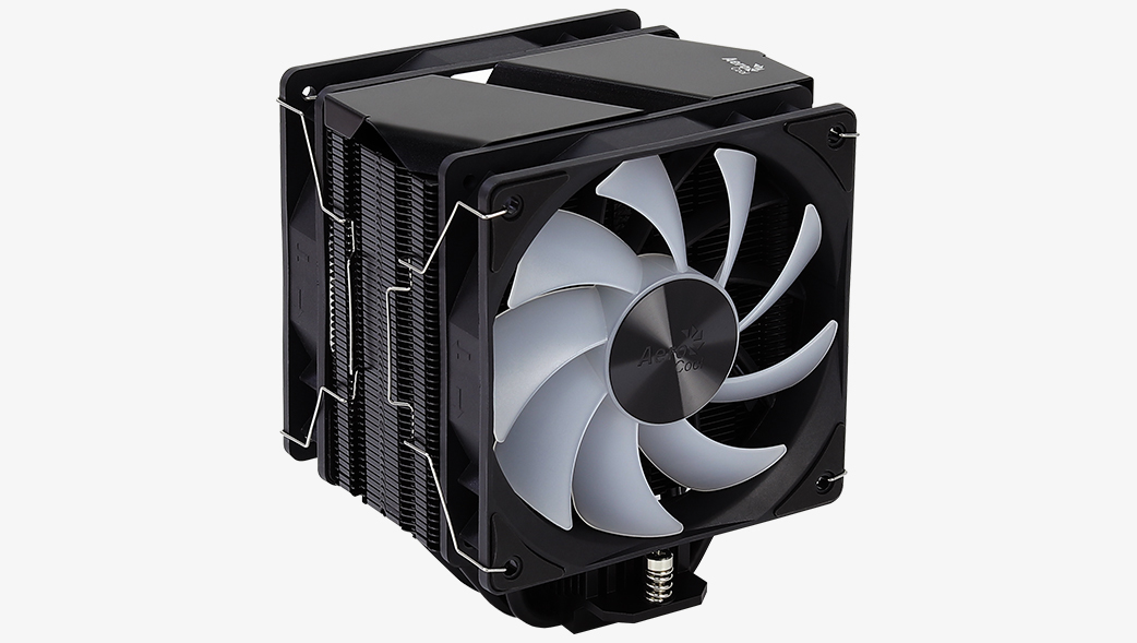 Aerocool Rime 4 Dual Processeur Refroidisseur d'air 12 cm 1 pièce Neuf - vue 2