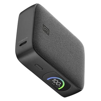 Cellularline PowerView IQ Power Bank 10.000 Batería externa 10 000 mAh con pantalla TFT inteligente y salida 45W: compacta y potente, con pantalla que muestra la potencia de entrada/salida y el nivel de batería.
