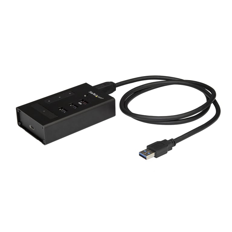 StarTech.com Hub USB 3.0 5Gbps à 4 Ports Industriel Hub USB pour PC Portable avec Protection contre les Surtensions Splitter USB 3.0 Montable sur Mur Station de Charge USB à Verrouillage Gros Calibre Neuf - vue 5
