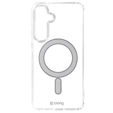 Custodia Crystal per Galaxy S25 Plus compatibile con MagSafe con bordi rialzati