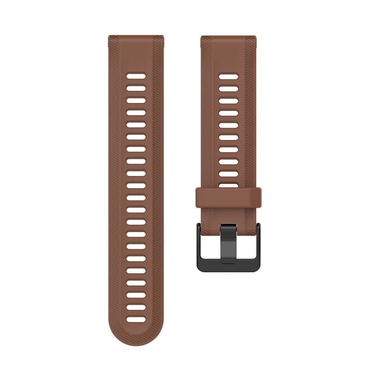 INF Bracelet de montre en silicone pour Garmin Forerunner 265/965 Brown - Neuf Marron - vue 3