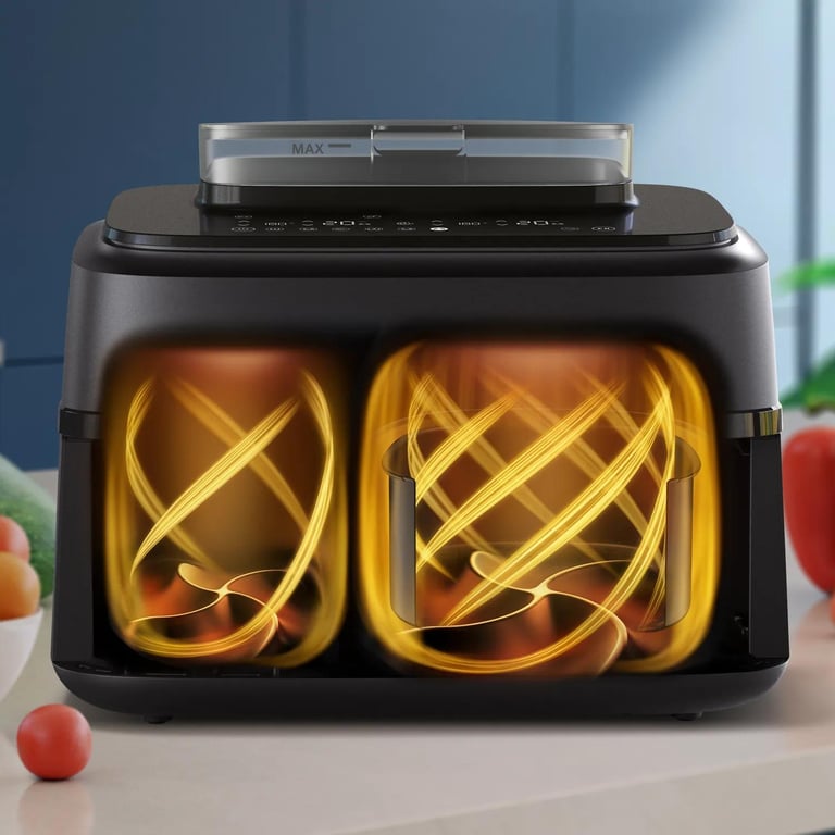 Friteuse Philips NA551/00 – 9L, 2750W, Double Bac Air Chaud - vue 2