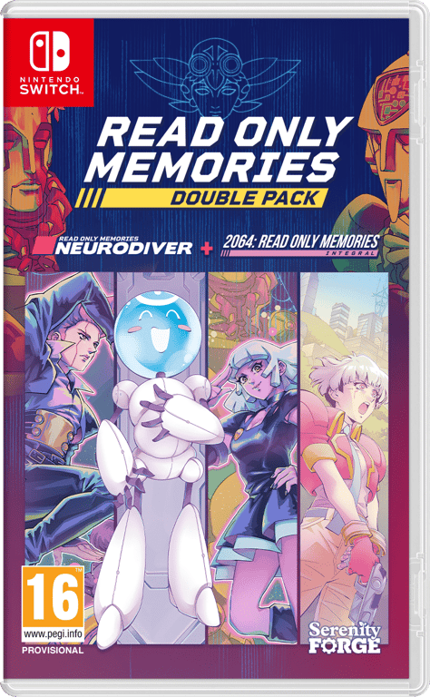 Read Only Memories Double Pack 2064 + Neurodiver Nintendo Switch Neuf