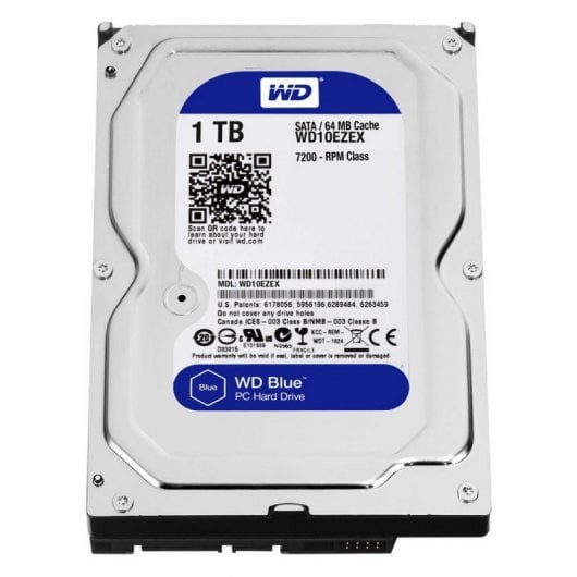 Western Digital Blue disque dur 1 To 7200 tr/min 64 Mo 3.5  Série ATA III - Neuf