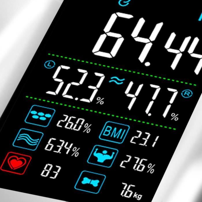 LITTLE BALANCE Pèse personne impédancemètre Cardio Connect 4 8464 - vue 3