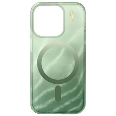 iDeal of Sweden Coque Clear MagSafe pour Apple iPhone 15 Pro - Sage Green