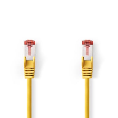 Nedis CCGL85221YE150 câble de réseau Jaune 15 m Cat6 S/FTP (S-STP) - Neuf