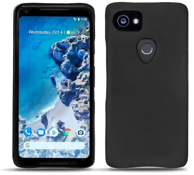 Coque cuir Google Pixel 2 XL - Coque arrièreNoir