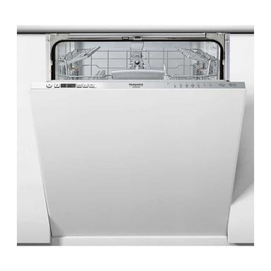 Lavastoviglie totalmente integrabile HOTPOINT HI5030W 14 coperti, motore a induzione silenzioso 43dB, 7 programmi, vasca in acciaio inox, L60cm