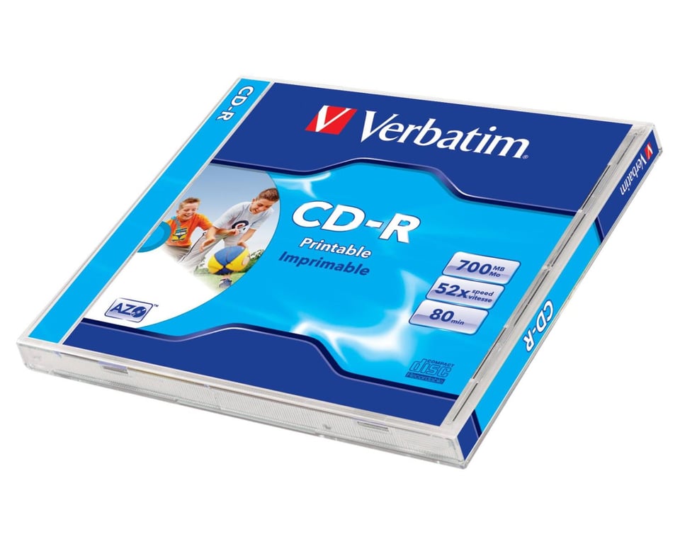 Verbatim DataLifePlus CD R 700 Mo 80 min 48x boîtier CD - vue 2