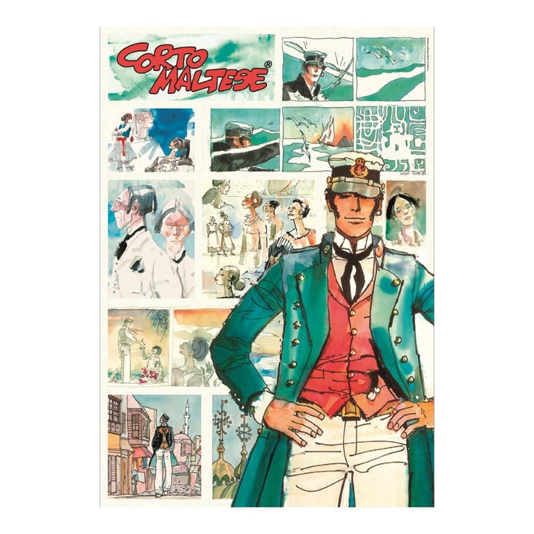 Puzzle 1000 pièces Compact : Corto Maltese Clementoni Puzzles - vue 2