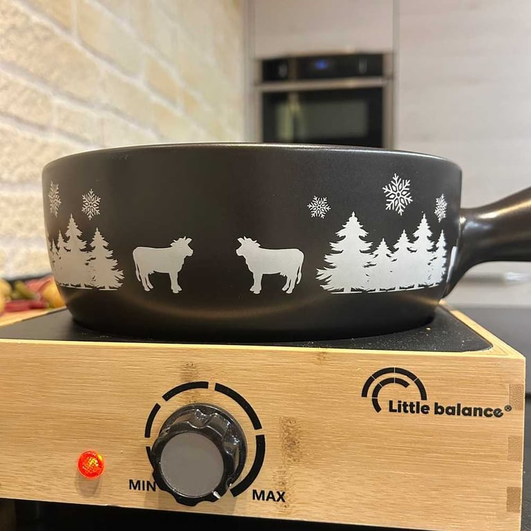 Service À Fondue LITTLE BALANCE 8966 – 800 W, 8 Personnes, Caquelon Céramique - vue 5