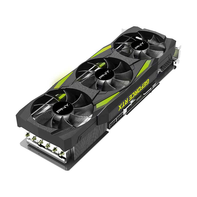PNY GeForce RTX 3080 12GB UPRISING Triple Fan LHR NVIDIA 12 Go GDDR6X Neuf - vue 2