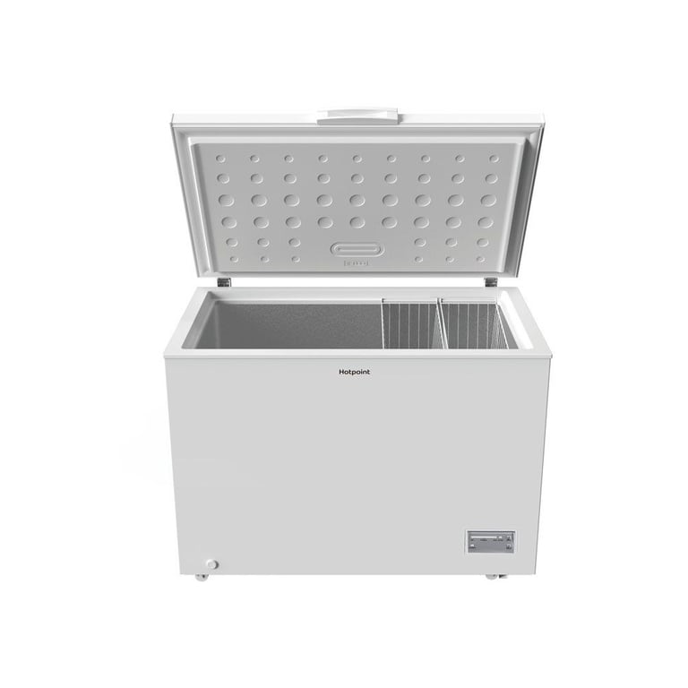 Congélateur coffre HOTPOINT HPCF3085E Classe D 41db A 3 Paniers Fonctionne en pièce froide 15° 85x112x715 - vue 2
