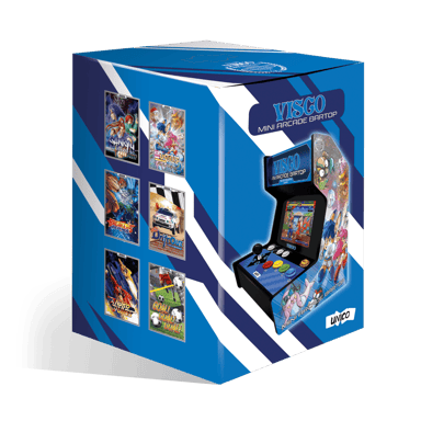 Sistema arcade VISCO Mini BARTOP + 12 giochi