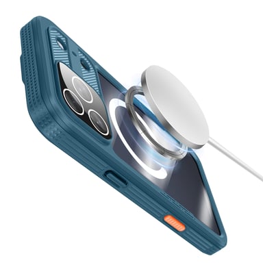 Coque pour iPhone 17 Pro Étanche IP68 Antichoc 2m avec Dragonne Inclus Bleu canard