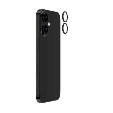 Verre optirings camera lens noir IPhone 16/ IPhone 16 Plus