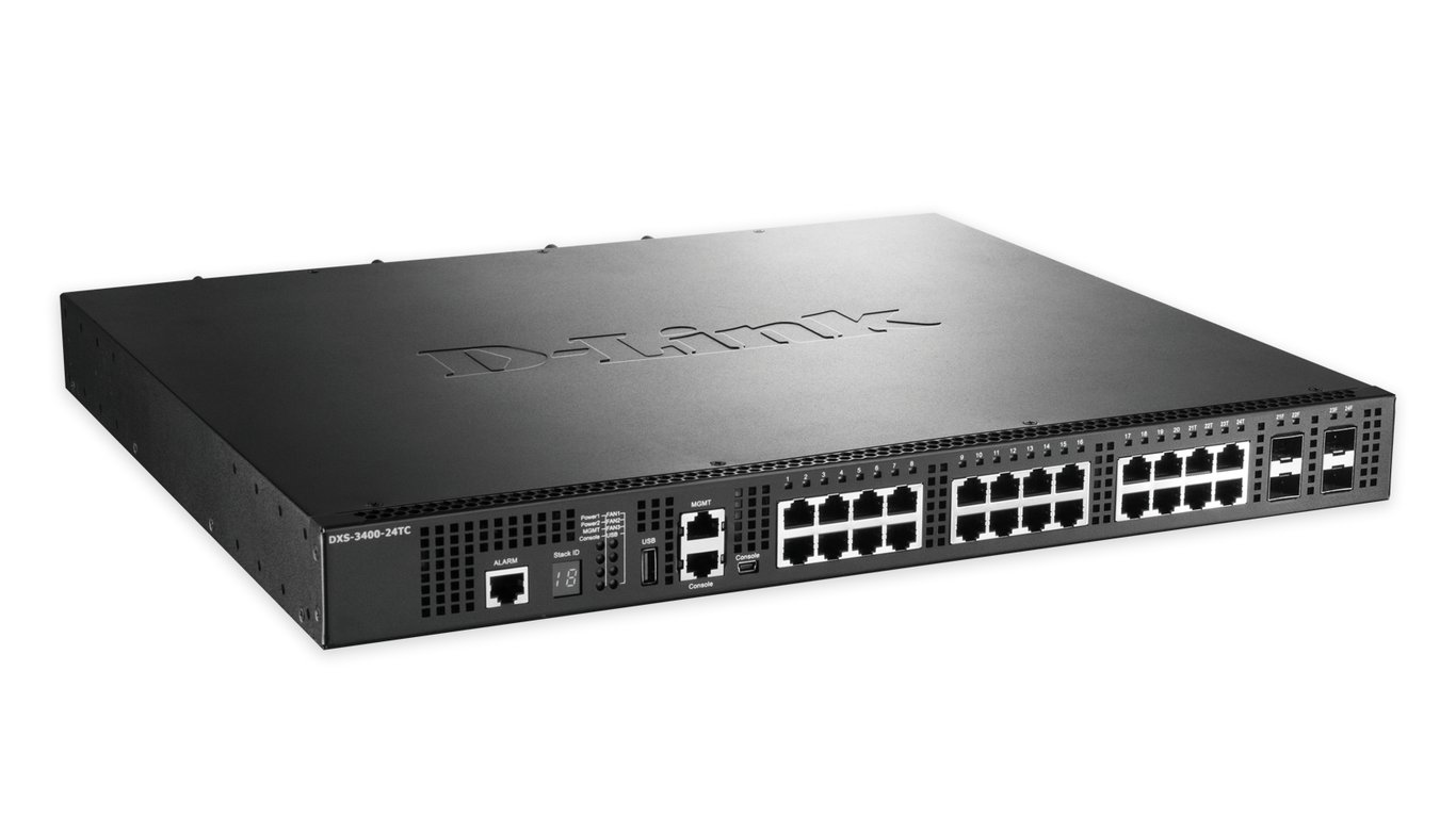 D Link DXS 3400 24TC Géré L3 Gigabit Ethernet 101001000 1U Neuf