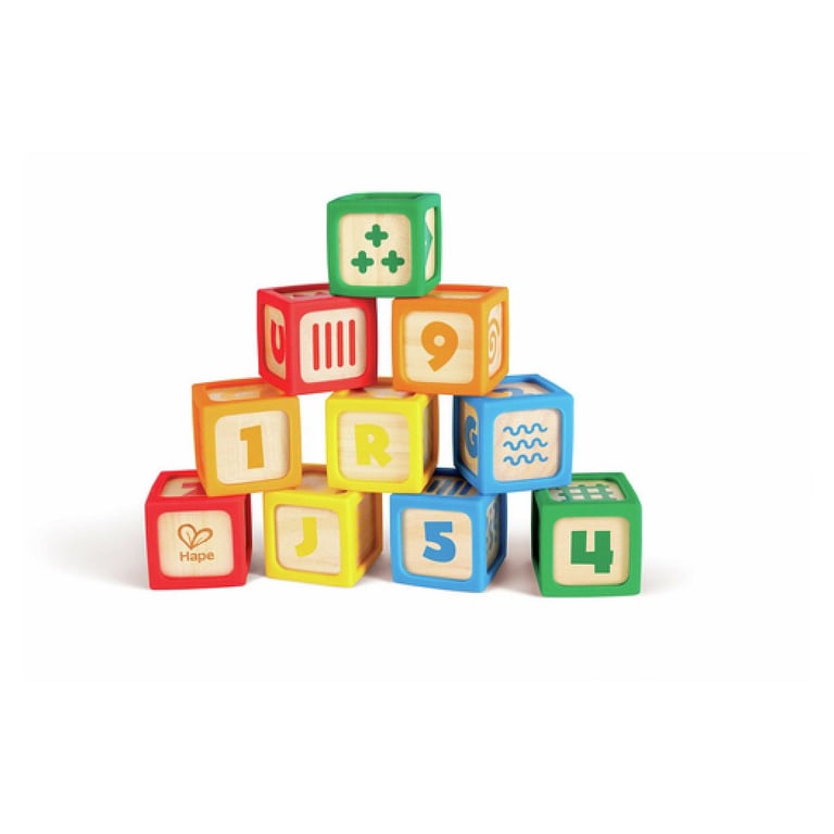 Hape Blocs Set De 10 Multicolor Silicone