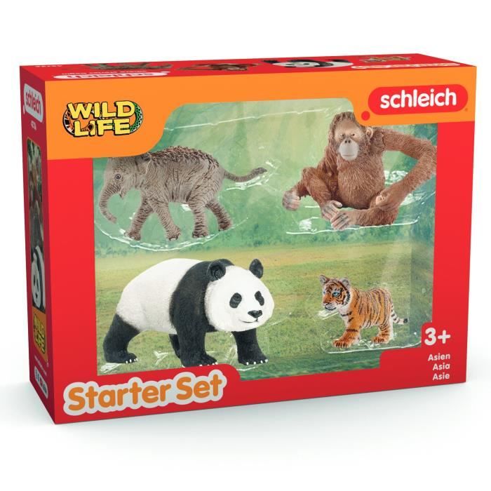 Mes Premiers Animaux d'Asie Figurines d'animaux SCHLEICH 42736 Wild Life dès - vue 2
