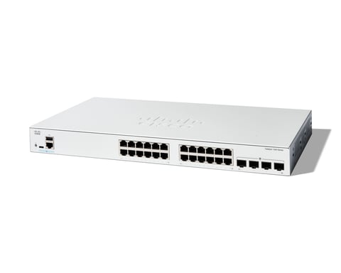 Cisco C1300-24T-4G commutateur réseau Géré L2/L3 Gigabit Ethernet (10/100/1000) Blanc