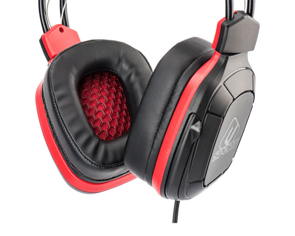 Subsonic SA5554 casque Avec fil Arceau Gaming Noir, Rouge - Neuf