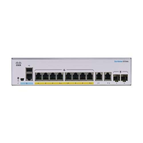 Cisco CBS350 8P 2G EU commutateur réseau Géré L2L3 Gigabit Ethernet 101001000 Neuf - vue 3