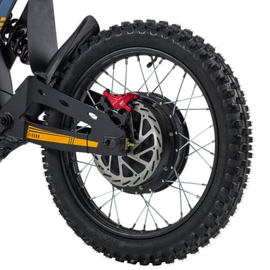 Moto de cross eléctrica RICH BIT V9 Ultra, batería de 48 V y 20 Ah, suspensión completa, neumáticos todoterreno de 17 pulgadas