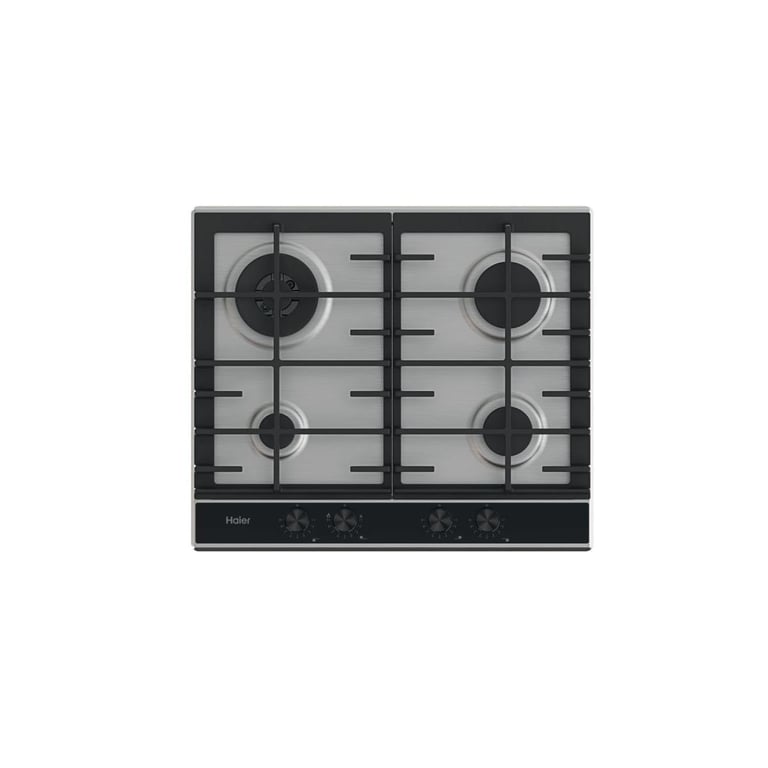 Plaque De Cuisson Gaz HAIER HAHG6BR4XH – 4 Foyers, 9450W, Inox - vue 6