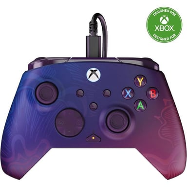 Manette de jeu - Xbox - Rematch Advanced - Filaire - Purple Fade - Compatible PC -