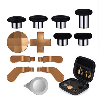 Palas con agarre para el pulgar y D-pads para controlar el juego Gold