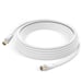 Antena de cable TV Macho/Hembra Coxial 9.5 mm PVC 5 m - LinQ Blanco