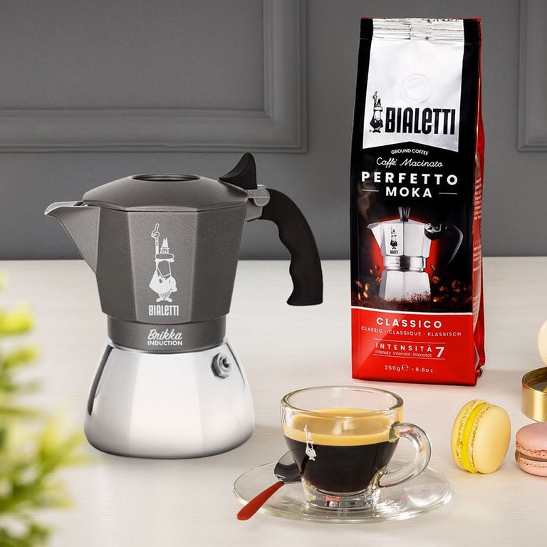 Bialetti Brikka Induction Cafetière à moka Acier inoxydable Neuf - vue 3