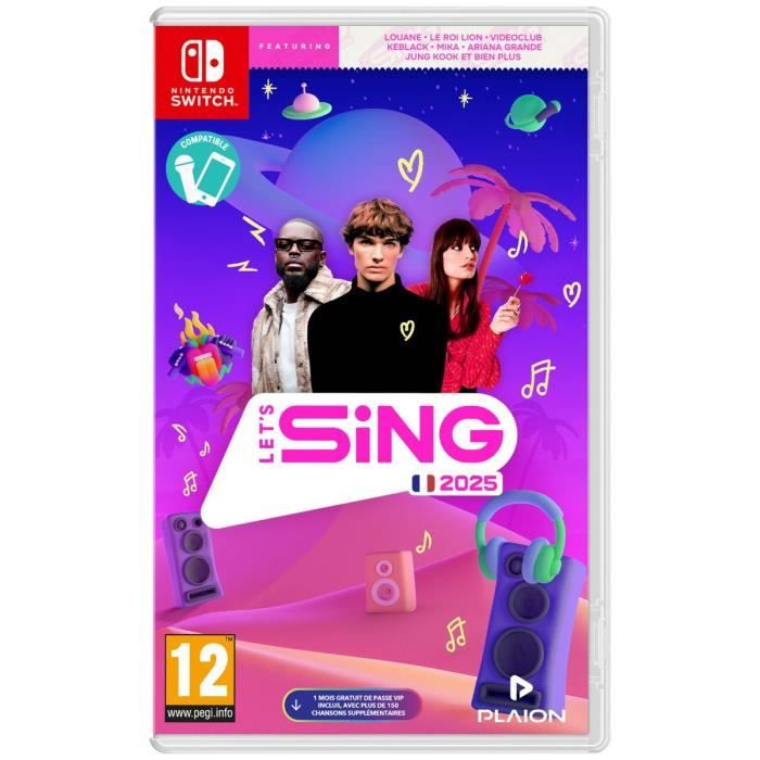 Let' Sing 2025 Nintendo Switch Nintendo - vue 5