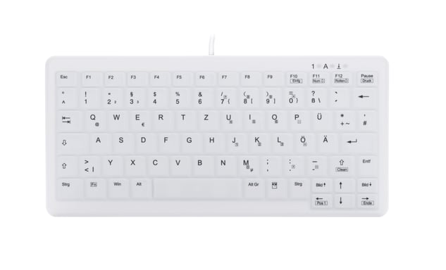 CHERRY AK-C4110 clavier USB AZERTY Français Blanc