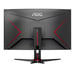 AOC G2 C27G2ZE/BK écran plat de PC 68,6 cm (27'') 1920 x 1080 pixels Full HD LED Noir, Rouge