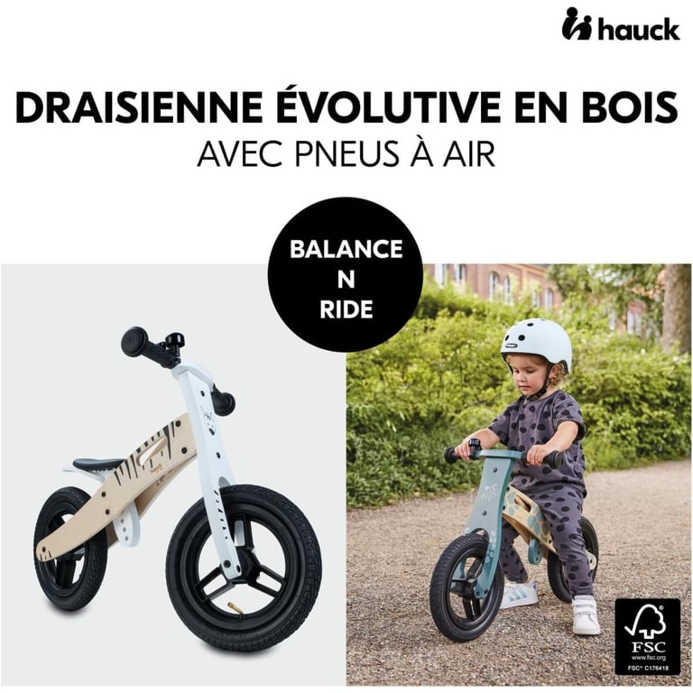 Draisienne Balance N Ride zèbre - vue 3