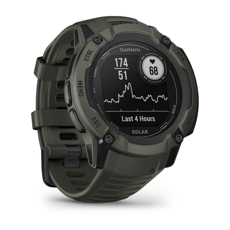 Garmin Instinct 2X Solar Montre GPS Robuste et connectée – Moss – Boîtier 50 mm - vue 3