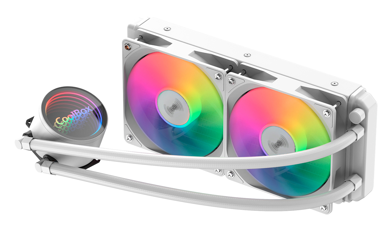 CoolBox Infinite Liquid 240 ARGB Processeur Kit de refroidissement du liquide 12 cm 1 pièce Neuf