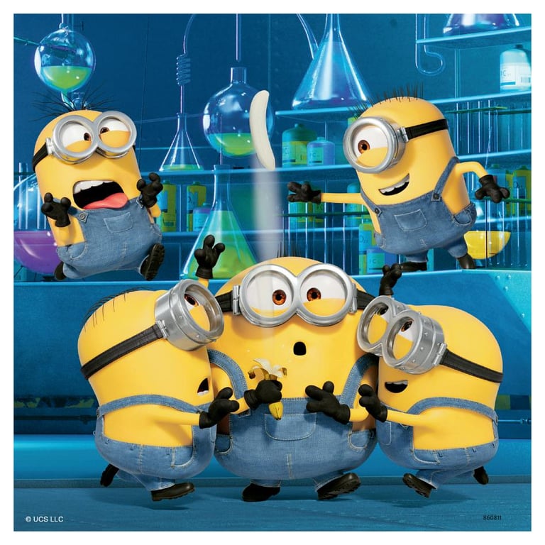 Puzzle Drôle De Minions 49 Pièces Ravensburger La Boite De 3 Puzzles - vue 9