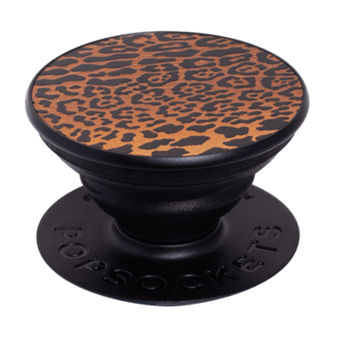 PopSockets PopGrip, Léopard en métal gaufré
