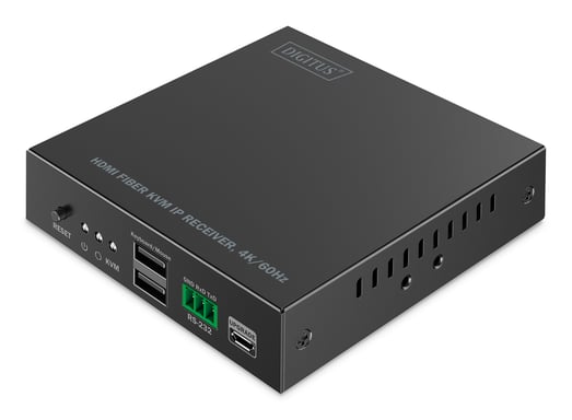 Digitus Récepteur KVM IP HDMI à fibre optique, 4K/60Hz