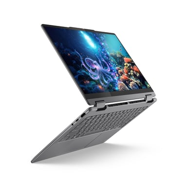 Lenovo Yoga 7 2-in-1 14ILL10 Copilot+ PC Intel Core Ultra 7 256V Híbrido (2-en-1) 35,6 cm (14'') Pantalla táctil 2.8K 16 GB LPDDR5x-SDRAM 1 TB SSD Wi-Fi 7 (802.11be) Windows 11 Home Alemán Gris