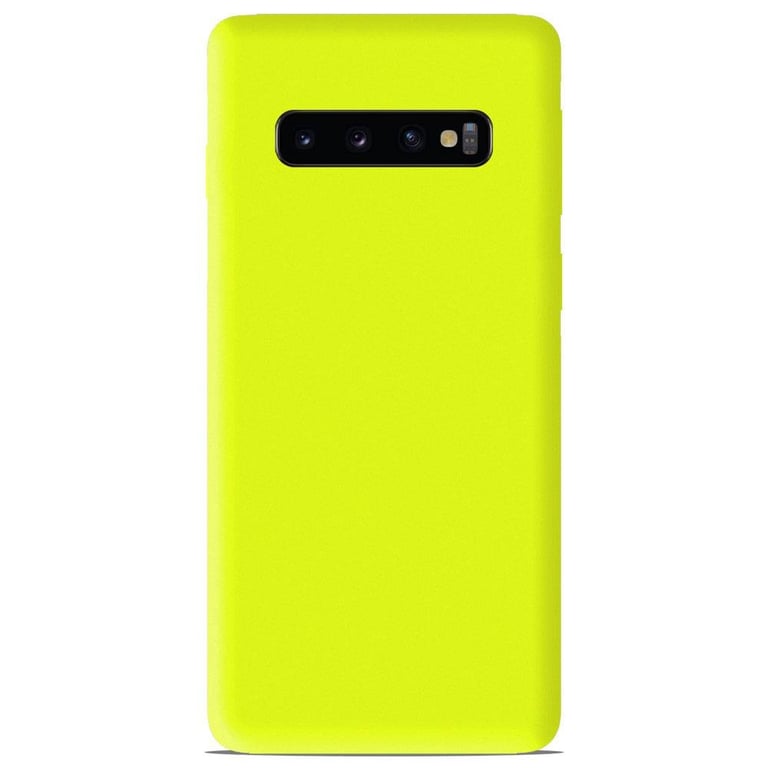 Funda de silicona Samsung Galaxy S21 Plus (amarillo) 