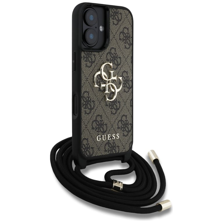 Étui bandoulière Guess 4G avec grand logo et cordon pour iPhone 16 - vue 2